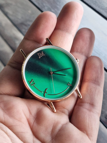 Jm Green Dial Ladies Watch